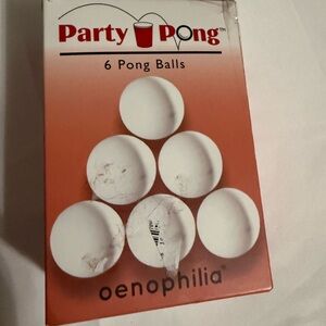 Party Pong Set - Red and White